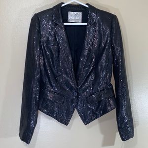 Free People Sequin Jacket Size 2